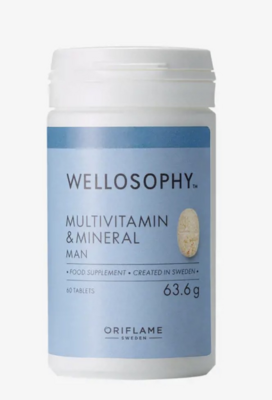 Wellosophy Multivitamin & Mineral miehille X 3 package